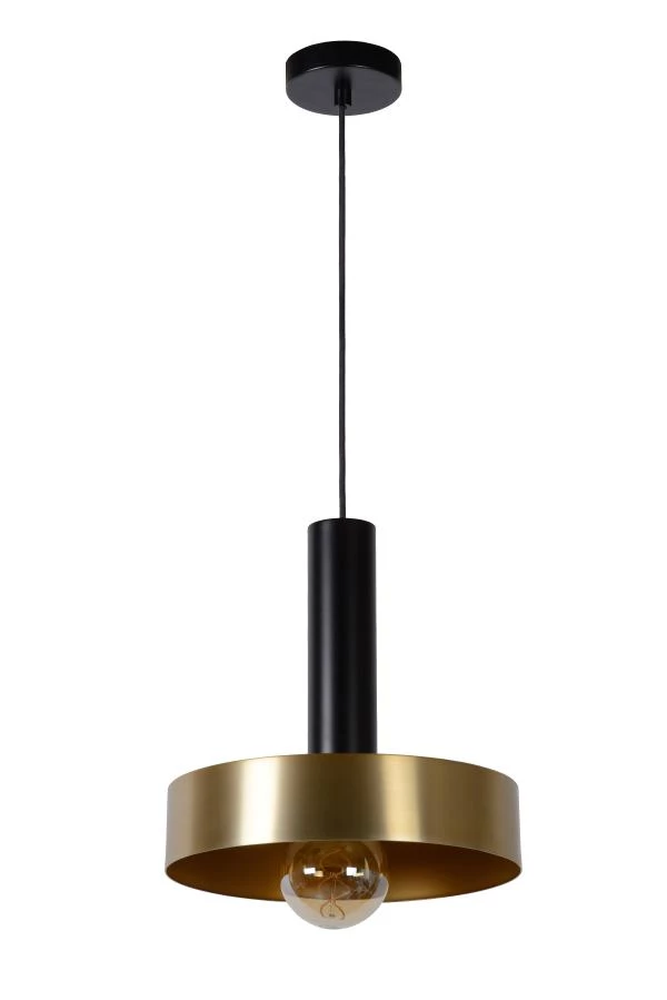 Lucide GIADA - Hanglamp - Ø 30 cm - 1xE27 - Mat Goud / Messing - uit